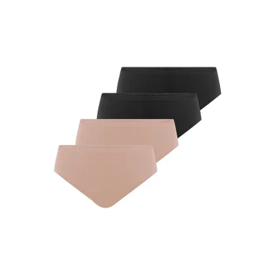 NUR DIE Damen Periodenslip Probierpack Alles Geregelt mittelstark + extrastark 4er Pack