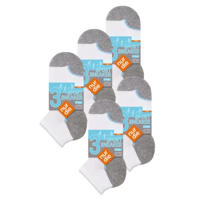 NUR DIE Herren Sneakersocken Sport und Alltag 15