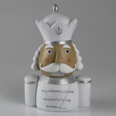 Nussknacker Büste, weiß, Höhe ca. 15 cm