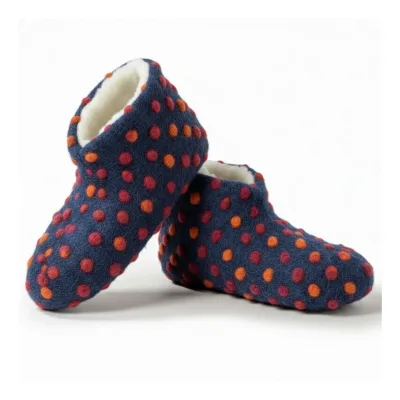 NYVI Bettschuhe IamFlauschi – Kuschelig Warme Hausschuhe aus 100% Reiner Schafwolle Größe:38 / 39;Farbe:Melting IceBlau