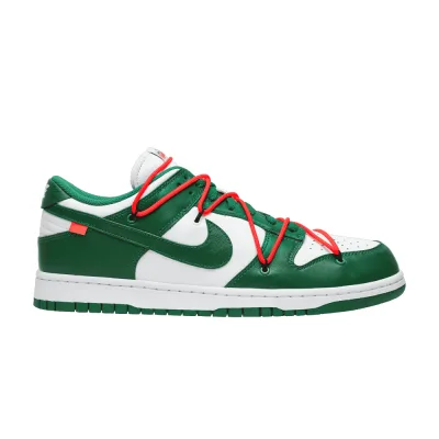 Off-White x Nike Dunk Low Pine Green