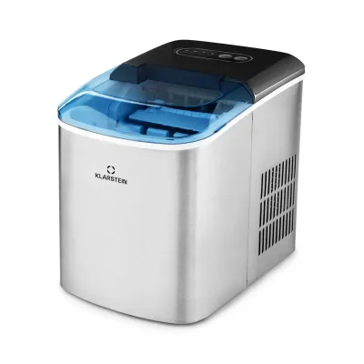 On-The-Rocks Eismaschine LED   12kg je 24h   2.1l   Edelstahl schwarz