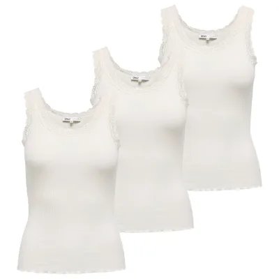 ONLSARA SHARAI LIFEW TANK TOP 3P Damen T-Shirt