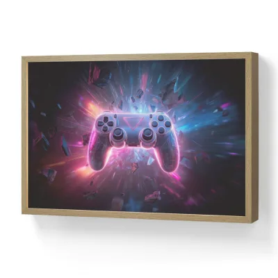 OnlyWow Nachttischlampe Violett 60x40x8 cm