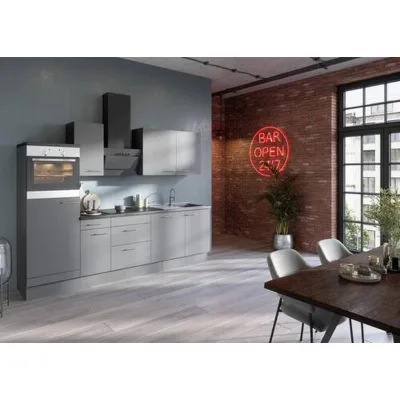 Optifit Küchenblock Grau 270 cm
