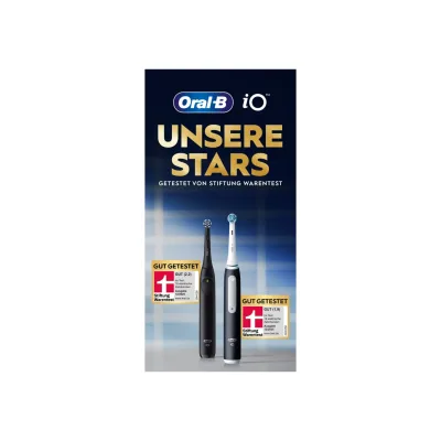 Oral-B iO Series 3 Elektrische Zahnbürste/Electric Toothbrush, 3 Putzmodi für Zahnpflege, Magnet-Technologie, TESTSIEGER Stiftung Warentest (12/2024), Ice Blue