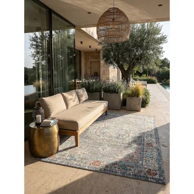 Outdoor-Teppich Wetterfest Grau 200x290 cm - LIMMAT   Kadima Design