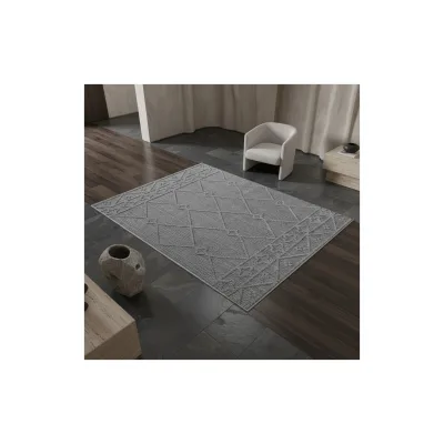 Outdoorteppich IMST, im Berber-Stil, Grau, 140 x 200 cm