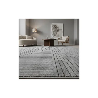 Outdoorteppich Silbergrau 200x290 cm - ENGADIN   Kadima Design