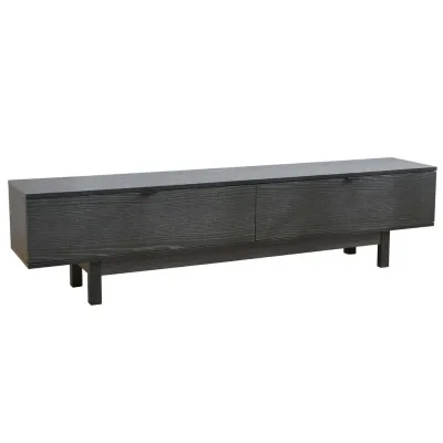 Oviala Tv-Schrank, Schwarz 160x39x30 cm