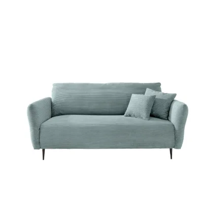 P & B 3-Sitzer-Sofa Hellblau 201x97x102 cm