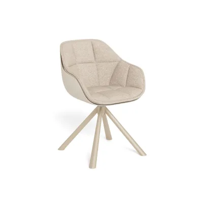 P & B Armlehnstuhl Lenny Beige 55x80x57 cm