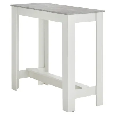 P & B Bartisch Modesto Grau, Weiß 50x103x115 cm