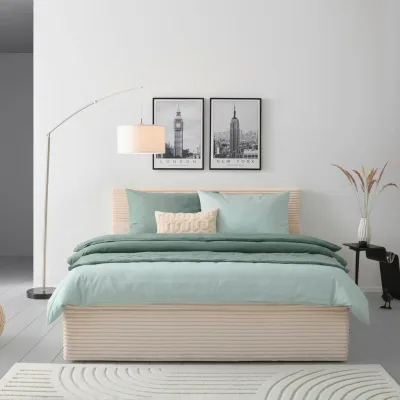 P & B Boxbett Beige 200x200 cm