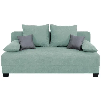 P & B Boxspringsofa Mintgrün 200x90x110 cm