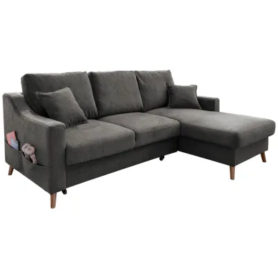 P & B Ecksofa Anthrazit 228x150 cm