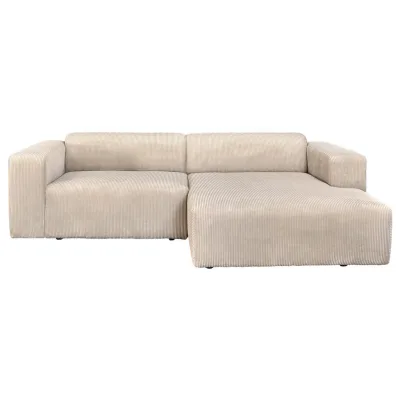 P & B Ecksofa Basma Creme 292x175 cm