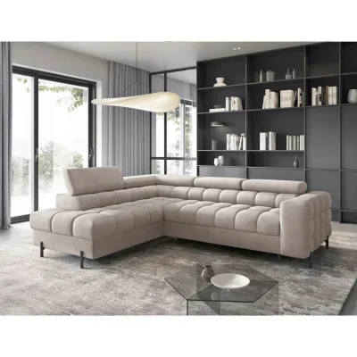 P & B Ecksofa Beige 276x200 cm