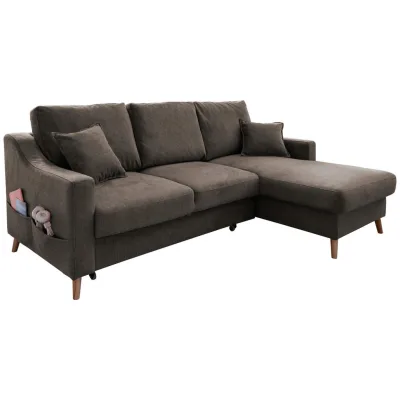 P & B Ecksofa Braun 228x150 cm