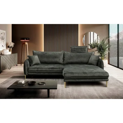 P & B Ecksofa Grün 264x196 cm