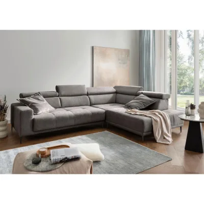 P & B Ecksofa Intera Graubraun 305x225 cm
