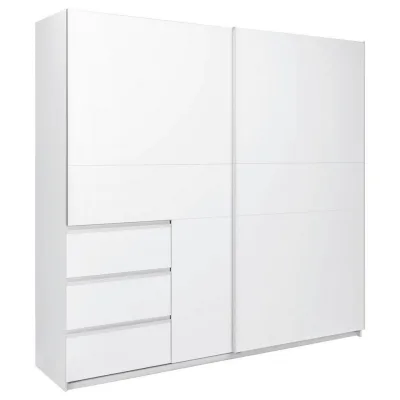 P & B Schiebetürenschrank Wilma Weiß 215x210x61.5 cm