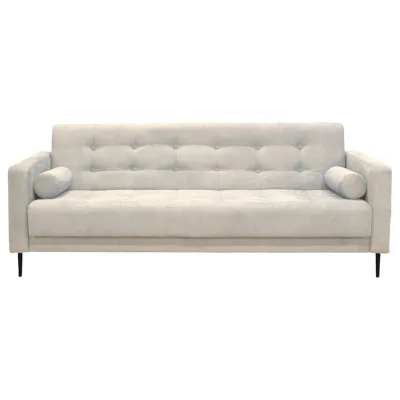 P & B Schlafsofa Creme 223x89x86 cm