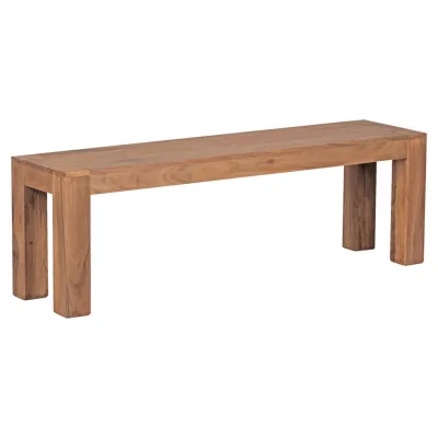 P & B Sitzbank Akazie 140x45x35 cm