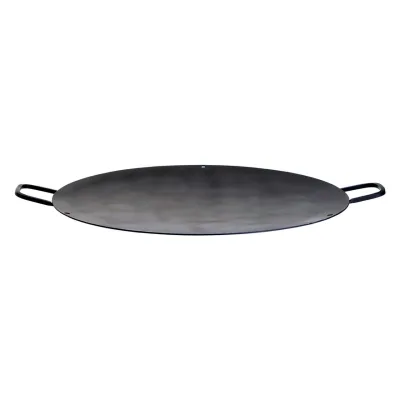 PaellaWorld International Paella World Wokschale/Grillschale mit Griffen, Ø 50 cm, Stahl unbeschichtet