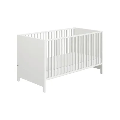 Paidi Gitterbett Olli Babybett Weiß 76.3x81.3x144.6 cm