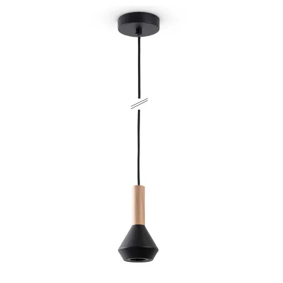 Pendelleuchte Liora schwarz
