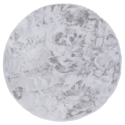 Pergamon Fellteppich Hellgrau 120x120 cm