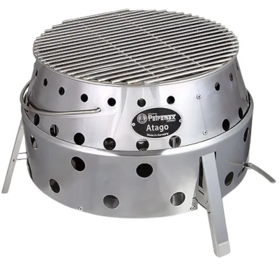 Holzkohlegrill Petromax Atago, grau, Edelstahl, ca. 28 x 40 x 40 cm