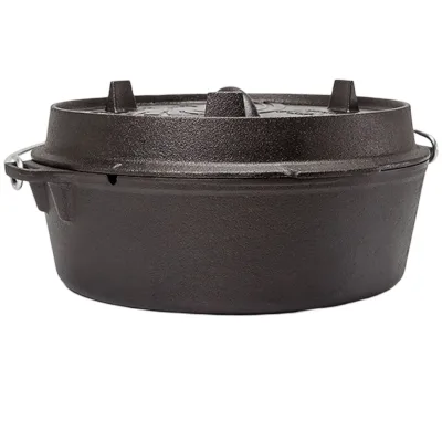 Petromax Feuertopf ft6/planer Boden, schwarz, ca. 21 x 25 x H16 cm