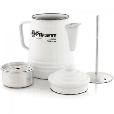Tee- & Kaffee-Perkolator für 9 Tassen, weiß, ca. 1,3 Liter