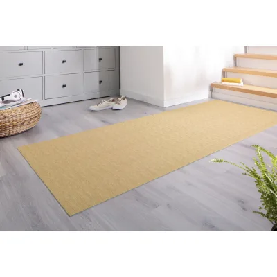 Peyer Syntex 1 Mira Jacqu.Teppich uni Fb.beige 65/180 cm