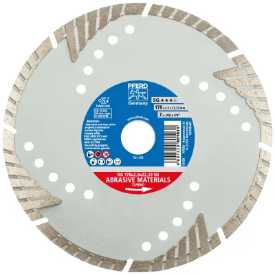 PFERD TOOLS Diamant-Trennscheibe DG 150x2,2x22,23 mm SG z. Trennen v. Stein/Beton,hohe Schnittqualität
