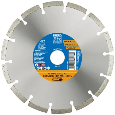 PFERD TOOLS Diamant-Trennscheibe DS 150x2,2x22,23 mm PSF für schnelles Trennen von Stein und Beton
