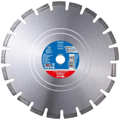 PFERD TOOLS Diamant-Trennscheibe DS 350x3,2x25,4 mm SG für schnelles Trennen von Asphalt