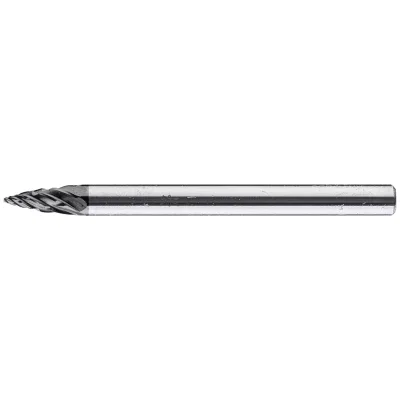 PFERD TOOLS Hartmetall Hochleistungsfrässtift ALLROUND Spitzbogen SPG Ø 03x07mm Schaft-Ø 3mm HICOAT beschichtet für Stahl