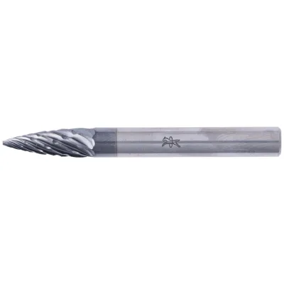 PFERD TOOLS Hartmetall Hochleistungsfrässtift ALLROUND Spitzbogen SPG Ø 06x18mm Schaft-Ø 6mm HICOAT beschichtet für Stahl