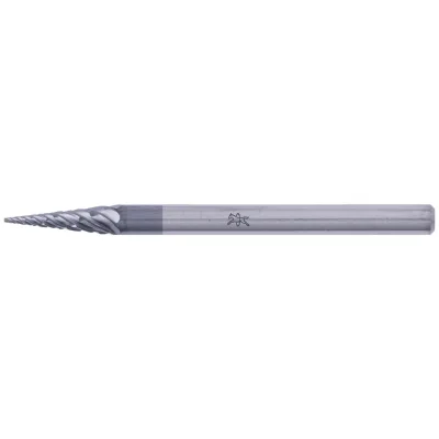 PFERD TOOLS Hartmetall Hochleistungsfrässtift ALLROUND Spitzkegel SKM Ø 03x11mm Schaft-Ø 3mm HICOAT beschichtet für Stahl