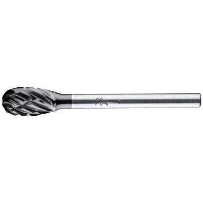 PFERD TOOLS Hartmetall Hochleistungsfrässtift ALLROUND Tropfen TRE Ø 06x10mm Schaft-Ø 3mm HICOAT beschichtet für Stahl