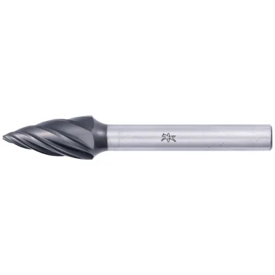 PFERD TOOLS Hartmetall Hochleistungsfrässtift ALU Spitzbogen SPG Ø 06x18mm Schaft-Ø 6mm HICOAT beschichtet für Alu/NE Metalle
