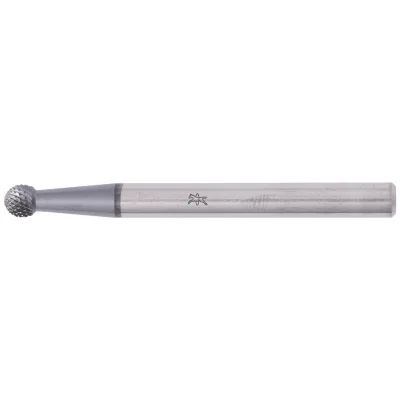 PFERD TOOLS Hartmetall Hochleistungsfrässtift MICRO Kugel KUD Ø 03x02mm Schaft-Ø 3mm HICOAT beschichtet für die Feinbearbeitung