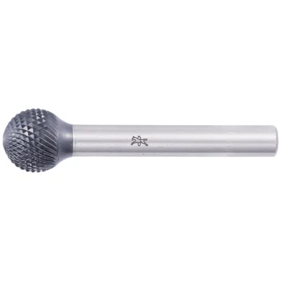 PFERD TOOLS Hartmetall Hochleistungsfrässtift MICRO Kugel KUD Ø 12x10mm Schaft-Ø 6mm HICOAT beschichtet für die Feinbearbeitung