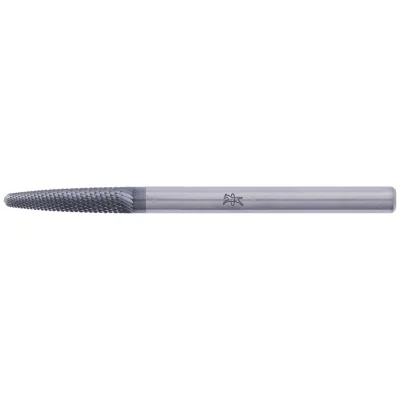 PFERD TOOLS Hartmetall Hochleistungsfrässtift MICRO Rundbogen RBF Ø 03x13mm Schaft-Ø 3mm HICOAT beschichtet für die Feinbearbeitung