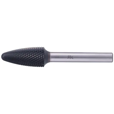 PFERD TOOLS Hartmetall Hochleistungsfrässtift MICRO Rundbogen RBF Ø 12x25mm Schaft-Ø 6mm HICOAT beschichtet für die Feinbearbeitung