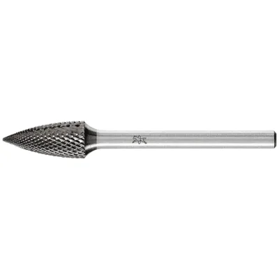 PFERD TOOLS Hartmetall Hochleistungsfrässtift MICRO Spitzbogen SPG Ø 06x13mm Schaft-Ø 3mm HICOAT beschichtet für die Feinbearbeitung