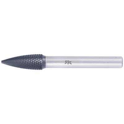 PFERD TOOLS Hartmetall Hochleistungsfrässtift MICRO Spitzbogen SPG Ø 08x20mm Schaft-Ø 6mm HICOAT beschichtet für die Feinbearbeitung